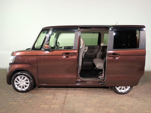 N-BOX L ギャザズ8インチメモリーナビ フルセグTV ブルートゥース バックカメラ ETC車載器 両側電動スライドドア LEDオートライト ワンオーナー シートヒーター パーキングセンサー シートバックテーブル(33枚目)