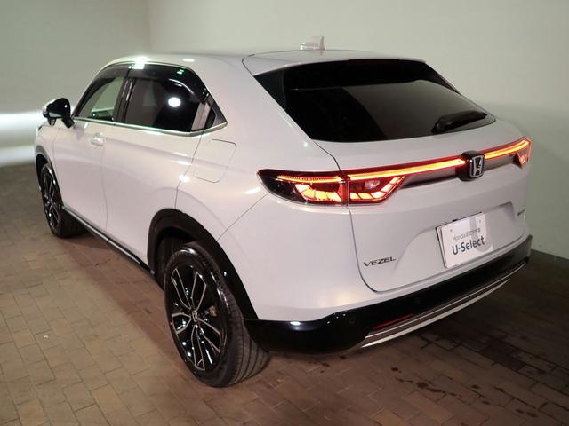 ヴェゼル e:HEVZ ギャザズ9インチナビ フルセグTV ブルートゥース Bカメラ ETC車載器 LEDオートライト オートハイビーム ワンオーナー 禁煙車 ドラレコ前後 パーキングセンサー シート&ステアリングヒーター(34枚目)