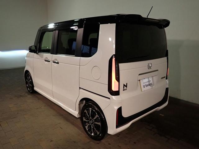 N-BOXカスタム コーディネートスタイル オーディオレス バックカメラ 両側電動スライドドア LEDオートライト ワンオーナー 禁煙車 シートバックテーブル パーキングセンサー シートヒーター レザーシート USB充電 ホンダセンシング(34枚目)