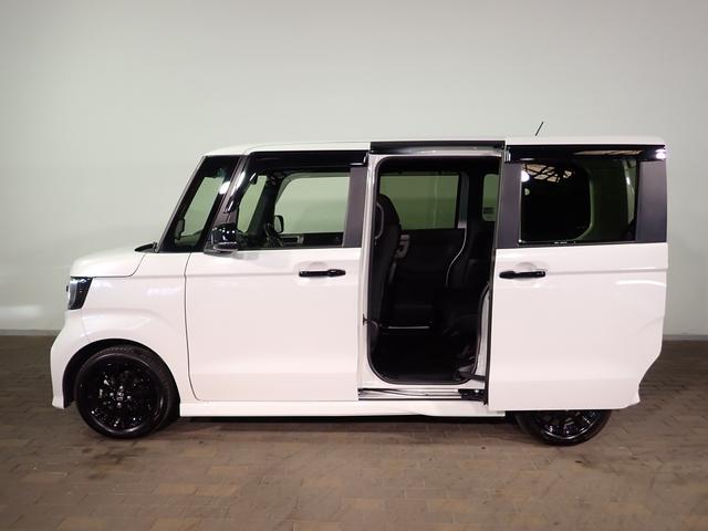 N-BOXカスタム Lスタイル+ブラック ギャザズメモリーナビ フルセグTV ブルートゥース Bカメラ 両側電動スライドドア LEDオートライト ワンオーナー 禁煙車 シートバックテーブル Pセンサー シートヒーター ホンダセンシング(34枚目)