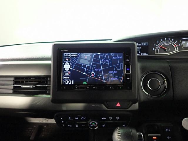 Ｎ－ＢＯＸカスタム Ｌスタイル＋ブラック　ギャザズメモリーナビ　フルセグＴＶ　Ｂカメラ　両側電動スライドドア　ＥＴＣ車載器　ＬＥＤオートライト　ワンオーナー　禁煙車　シートバックテーブル　Ｐセンサー　シートヒーター　ホンダセンシング（8枚目）