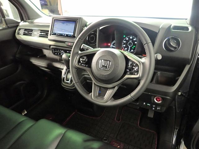 Ｎ－ＷＧＮカスタム Ｌ・ターボ　社外メモリーナビ　フルセグＴＶ　ＣＤ＆ＤＶＤ再生　ブルートゥース　バックカメラ　ＥＴＣ車載器　シートヒーター　ＬＥＤオートライト　禁煙車　Ｐセンサー　レザーシート　パドルシフト　ＵＳＢ充電（23枚目）