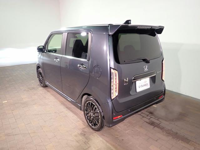 Ｎ－ＷＧＮカスタム Ｌ・ターボ　社外メモリーナビ　フルセグＴＶ　ＣＤ＆ＤＶＤ再生　ブルートゥース　バックカメラ　ＥＴＣ車載器　シートヒーター　ＬＥＤオートライト　禁煙車　Ｐセンサー　レザーシート　パドルシフト　ＵＳＢ充電（33枚目）