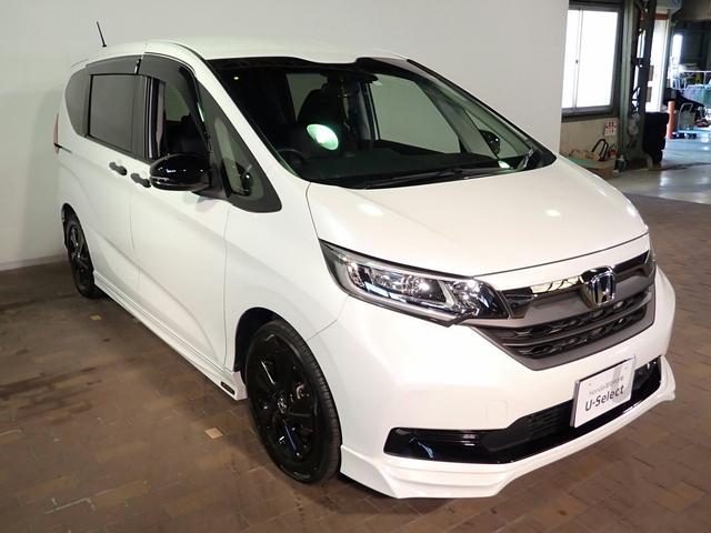 フリード＋ Ｇブラックスタイル　ギャザズメモリーナビ　フルセグＴＶ　ブルートゥース　バックカメラ　ＥＴＣ車載器　両側電動スライドドア　シートヒーター　ＬＥＤオートライト　ワンオーナー　ドラレコ前後　純正エンスタ　モデューロフルエアロ（30枚目）