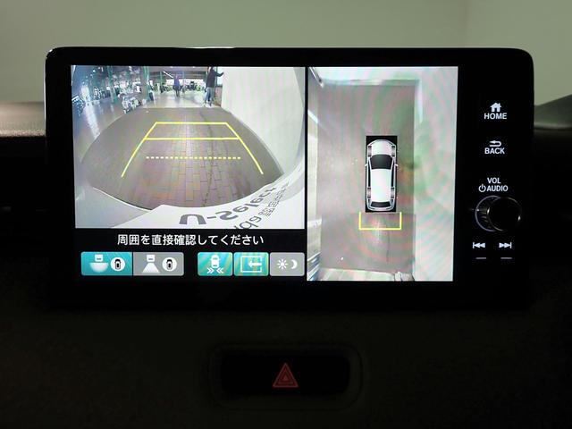 ヴェゼル ｅ：ＨＥＶＰＬａＹ　ギャザズ９インチナビ　フルセグＴＶ　ブルートゥース　全方位カメラ　ＥＴＣ２．０　ＬＥＤオートライト　ワンオーナー　禁煙車　パーキングセンサー　シート＆ステアリングヒーター　ワイヤレス充電　サンルーフ（9枚目）