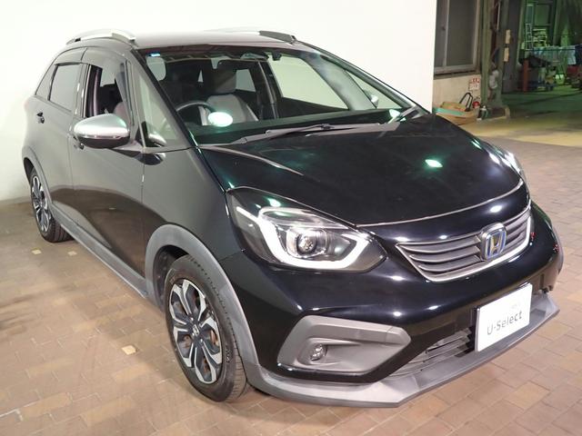 フィット ｅ：ＨＥＶクロスター　ギャザズ９インチＳＤナビ　フルセグＶ　ブルートゥース　バックカメラ　ＥＴＣ車載器　ＬＥＤオートライト　オートハイビーム　ワンオーナー　ドラレコ前後　パーキングセンサー　レーダークルーズＣ　ルーフレール（30枚目）