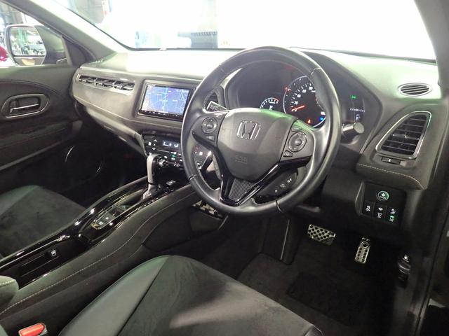 ヴェゼル RS・ホンダセンシング 社外メモリーナビ フルセグTV CD&DVD再生 ブルートゥース Bカメラ ETC車載器 LEDオートライト ワンオーナー シートヒーター パドルシフト ドラレコ ハーフレザーシート(22枚目)
