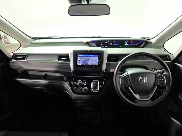 フリードハイブリッド ハイブリッド・Gホンダセンシング ギャザズメモリーナビ ブルートゥース Bカメラ ETC車載器 両側電動スライドドア 純正エンスタ LEDオートライト ワンオーナー 禁煙車 Sヒーター パーキングセンサー C&Sパーケージ フルエアロ(25枚目)