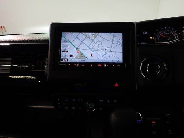 N-BOXカスタム L 社外メモリーナビ フルセグTV Bカメラ 両側電動スライドドア LEDオートライト ワンオーナー 禁煙車 Pセンサー シートヒーター USB充電 シートバックテーブル ホンダセンシング スマートキー(8枚目)