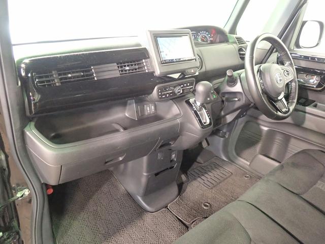 N-BOXカスタム L 社外メモリーナビ フルセグTV Bカメラ 両側電動スライドドア LEDオートライト ワンオーナー 禁煙車 Pセンサー シートヒーター USB充電 シートバックテーブル ホンダセンシング スマートキー(25枚目)