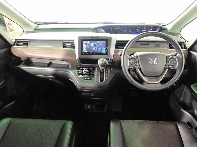 フリード クロスター ギャザズメモリーナビ ブルートゥース フルセグTV バックカメラ 両側電動スライドドア ETC車載器 LEDオートライト 禁煙車 シートヒーター ハーフレザーシート ドラレコ前後 ルーフレール(25枚目)