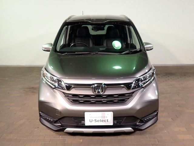 フリード クロスター ギャザズメモリーナビ ブルートゥース フルセグTV バックカメラ 両側電動スライドドア ETC車載器 LEDオートライト 禁煙車 シートヒーター ハーフレザーシート ドラレコ前後 ルーフレール(26枚目)