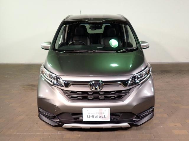 フリード クロスター ギャザズメモリーナビ ブルートゥース フルセグTV バックカメラ 両側電動スライドドア ETC車載器 LEDオートライト 禁煙車 シートヒーター ハーフレザーシート ドラレコ前後 ルーフレール(32枚目)