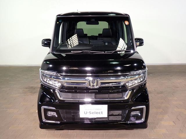 N-BOXカスタム Lターボ ギャザズ9インチメモリーナビ ブルートゥース Bカメラ 両側電動スライドドア ETC車載器 LEDオートライト ワンオーナー 禁煙車 Pセンサー シートヒーター ハーフレザーシート 4WD(32枚目)