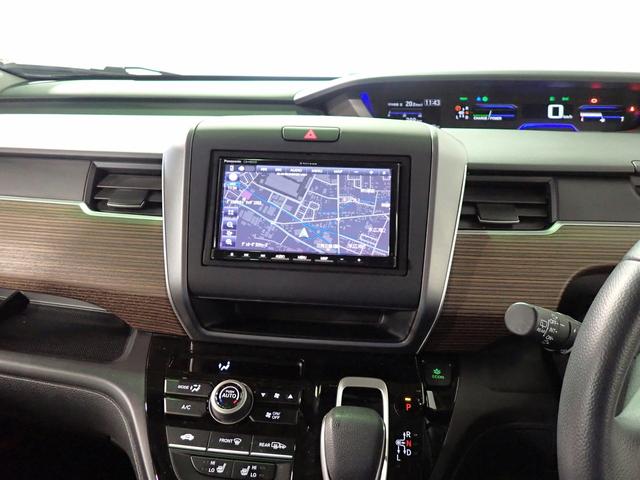 フリード＋ハイブリッド ハイブリッド・クロスターホンダセンシング　ギャザズメモリーナビ　フルセグＴＶ　ブルートゥース　バックカメラ　ＥＴＣ車載器　両側電動スライドドア　シートヒーター　ＬＥＤオートライト　ワンオーナー　ハーフレザーシート　ドラレコ前後　Ｈセンシング（7枚目）