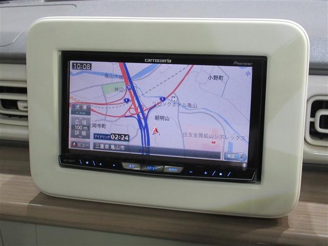 アルトラパン Ｘ　フルセグ　メモリーナビ　ＤＶＤ再生　ミュージックプレイヤー接続可　衝突被害軽減システム　ＨＩＤヘッドライト　ワンオーナー　アイドリングストップ（7枚目）