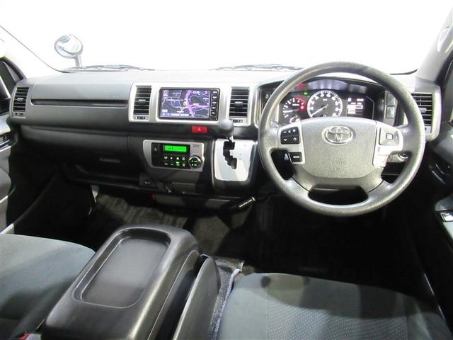 ハイエースバン ロングスーパーＧＬ　ワンセグ　メモリーナビ　ミュージックプレイヤー接続可　バックカメラ　衝突被害軽減システム　ＥＴＣ　ドラレコ　ＬＥＤヘッドランプ　ワンオーナー　ディーゼル（4枚目）