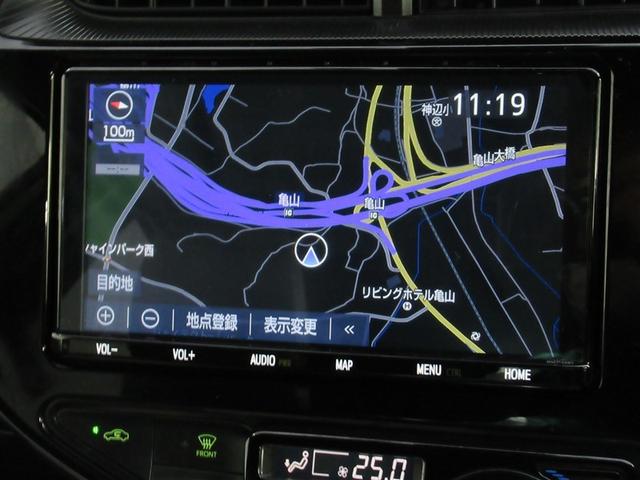 アクア クロスオーバー　グラム　フルセグ　メモリーナビ　ＤＶＤ再生　ミュージックプレイヤー接続可　バックカメラ　衝突被害軽減システム　ＥＴＣ　ドラレコ　ＬＥＤヘッドランプ　ワンオーナー（7枚目）