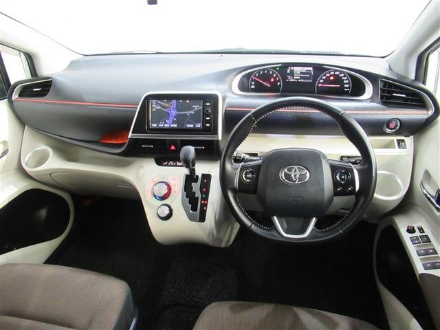 シエンタ Ｇ　フルセグ　メモリーナビ　ＤＶＤ再生　ミュージックプレイヤー接続可　バックカメラ　ＥＴＣ　両側電動スライド　ウオークスルー　乗車定員７人　３列シート　ワンオーナー　アイドリングストップ（4枚目）