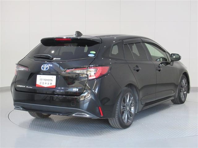 カローラツーリング ハイブリッド ダブルバイビー 4WD フルセグ メモリーナビ DVD再生 ミュージックプレイヤー接続可 バックカメラ 衝突被害軽減システム ETC ドラレコ LEDヘッドランプ ワンオーナー(3枚目)