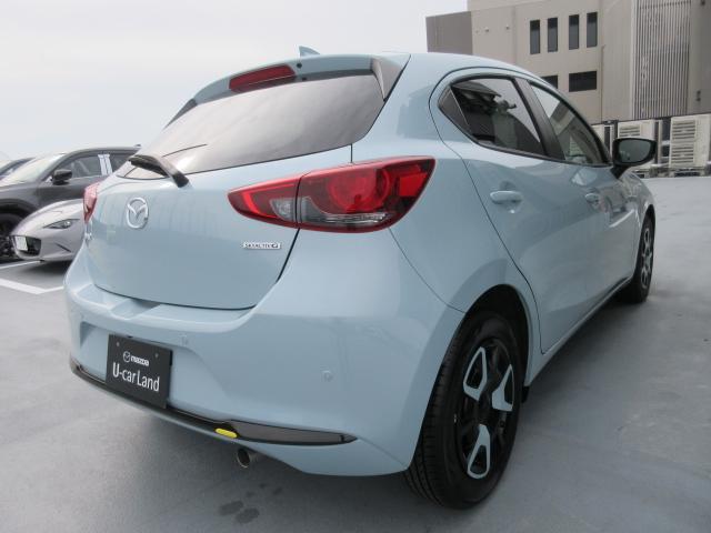 MAZDA2 15 BD 衝突被害軽減システム アダプティブクルーズコントロール 全周囲カメラ オートマチックハイビーム バックカメラ オートライト LEDヘッドランプ ETC Bluetooth ワンオーナー(3枚目)