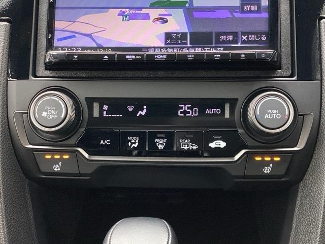 シビック ハッチバックホンダセンシング　ホンダセンシング　ＫＥＮＷＯＯＤ製ナビ　フルセグＴＶ　Ｂｌｕｅｔｏｏｔｈ　禁煙車　スマートキー　アイドリングストップ　シートヒーター　ミュージックサーバー　ターボ車　バックカメラ　純正アルミホイール（7枚目）