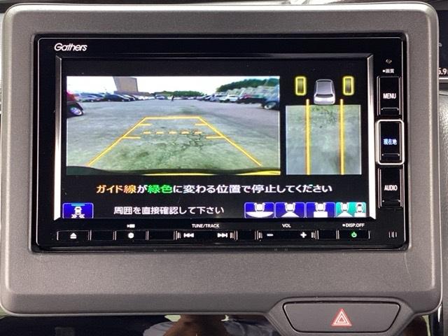 N-BOXカスタム Lターボ 禁煙車 インターナビ フルセグTV Bカメラ BluetoothAudio DVD/CD再生 シートヒーター 大型ルーフコンソール LEDヘッドライト 両側Pスライドドア ETC 純正アルミホイール(12枚目)