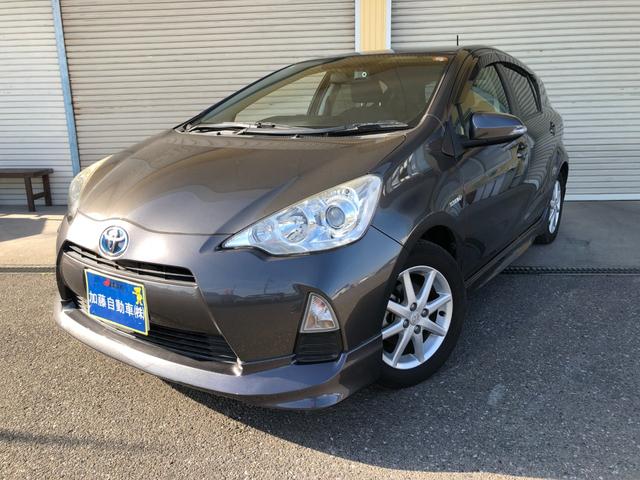 アクア S 純正フルエアロ アルパイン8インチSDナビ フルセグTV バックモニター ETC 前後ドラレコ 純正アルミ(3枚目)