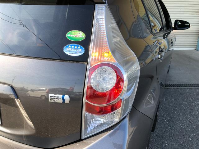 アクア S 純正フルエアロ アルパイン8インチSDナビ フルセグTV バックモニター ETC 前後ドラレコ 純正アルミ(49枚目)