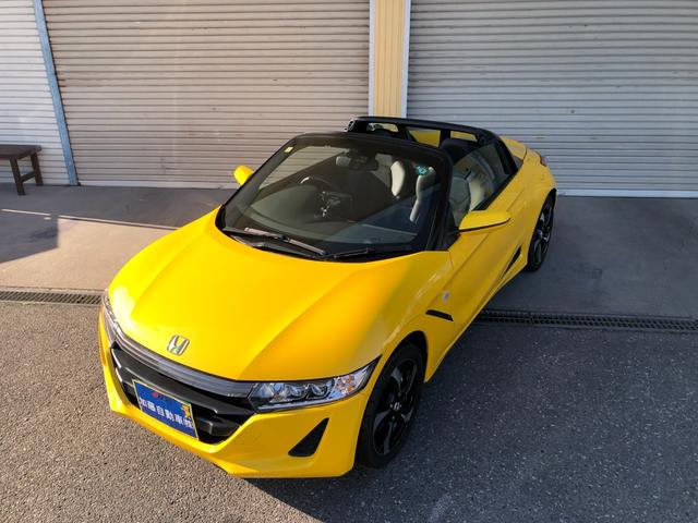 S660 α 社外ポータブルナビ ワンセグTV ETC アクティブリアスポイラー CTBA スマートキー ワンオーナー ステアリングリモコン パドルシフト(4枚目)