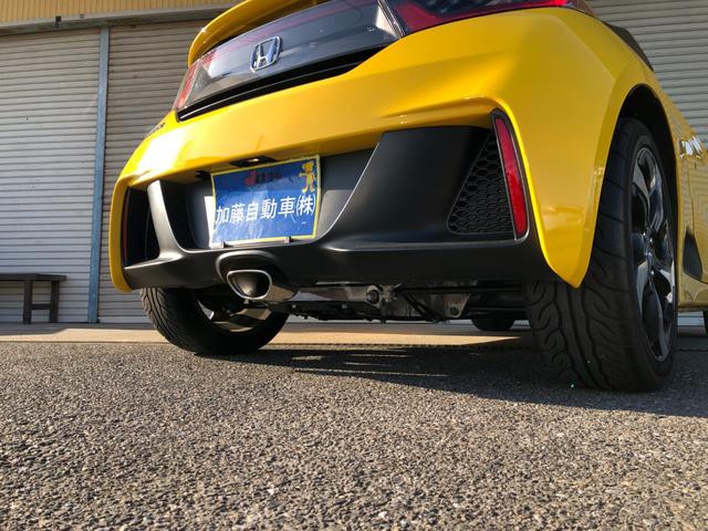 S660 α 社外ポータブルナビ ワンセグTV ETC アクティブリアスポイラー CTBA スマートキー ワンオーナー ステアリングリモコン パドルシフト(50枚目)