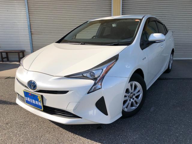 プリウス S 純正SDナビ フルセグTV バックガイドモニター ビルトインETC ステアリングリモコン クルーズコントロール 前後ドラレコ(3枚目)