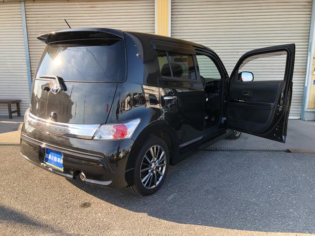 bB Z 煌 純正SDナビ フルセグTV バックモニター ビルトインETC キーレス2個 11スピーカー 革巻ステアリング 社外16インチアルミ レザー調シートカバー(4枚目)