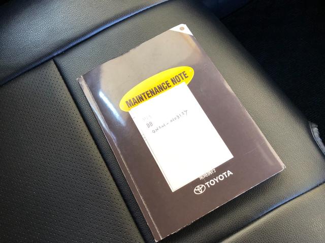 bB Z 煌 純正SDナビ フルセグTV バックモニター ビルトインETC キーレス2個 11スピーカー 革巻ステアリング 社外16インチアルミ レザー調シートカバー(34枚目)