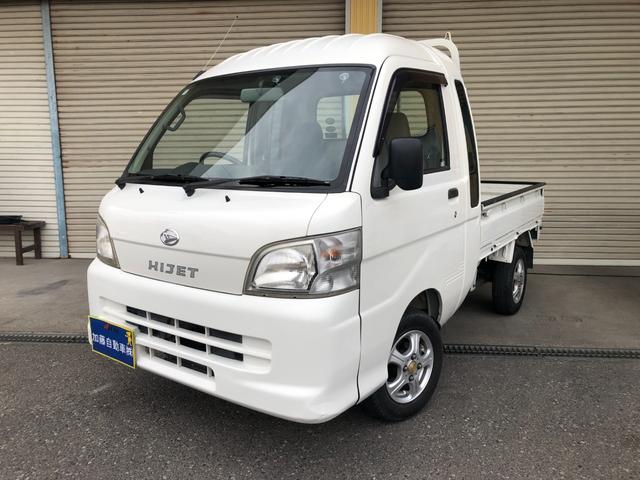 ハイゼットトラック ジャンボ オートマ エアコン パワステ ラジオ パワーウインド 集中ドアロック ルーフシェルフ ファブリックシート ゲートアッパープロテクター 社外12インチアルミ(3枚目)