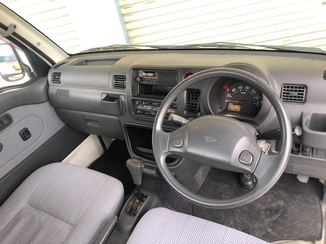 ハイゼットトラック ジャンボ オートマ エアコン パワステ ラジオ パワーウインド 集中ドアロック ルーフシェルフ ファブリックシート ゲートアッパープロテクター 社外12インチアルミ(7枚目)