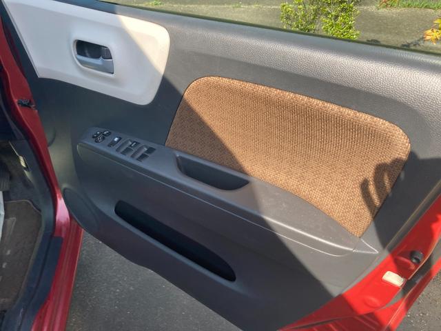 X ナビ スマートキー プッシュスタート フルフラットシート ベンチシート 車検整備付 ドアバイザー 軽自動車 ピンク 走行82000km(13枚目)
