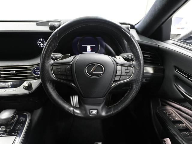 LS LS500h Fスポーツ 盗難防止装置 100V電源 キーレス LED クルーズコントロール ガラスサンルーフ ナビTV フルセグTV 電動シート アルミホイール Bカメラ ミュージックプレイヤー接続可 エアコン 本革シート(25枚目)