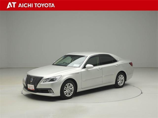 クラウンハイブリッド ロイヤルサルーン　１オーナー車　フルセグテレビ　Ｂカメラ　ＬＥＤヘッドランプ　ＤＶＤ再生機能　盗難防止システム　スマキー　オートクルーズコントロール　電動パワーシート　ＥＳＣ　ＥＴＣ付き　アルミホイール　エアコン　ＰＷ（2枚目）