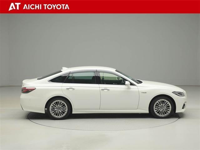 クラウンハイブリッド Ｇ　１オーナー　本革シート　アルミ　ＬＥＤヘッド　キーフリー　横滑り防止機能　ＤＶＤ　ＥＴＣ　オートエアコン　ＡＵＸ　ＡＢＳ　メモリナビ　盗難防止装置　エアバッグ　オートクルーズコントロール　ＡＣ１００Ｖ（7枚目）