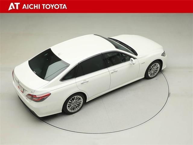 クラウンハイブリッド Ｇ　１オーナー　本革シート　アルミ　ＬＥＤヘッド　キーフリー　横滑り防止機能　ＤＶＤ　ＥＴＣ　オートエアコン　ＡＵＸ　ＡＢＳ　メモリナビ　盗難防止装置　エアバッグ　オートクルーズコントロール　ＡＣ１００Ｖ（14枚目）