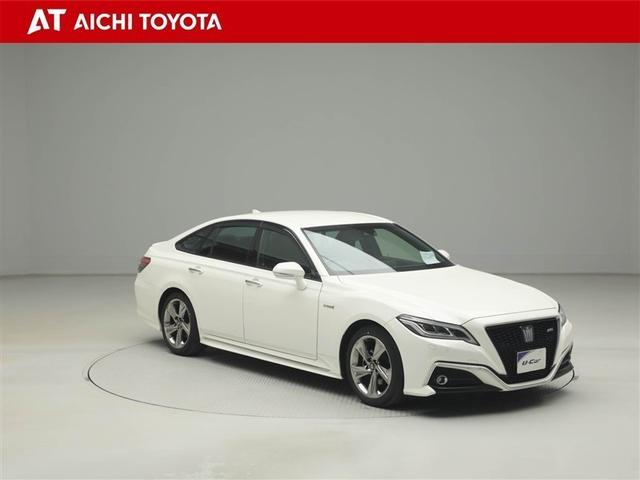 クラウンハイブリッド ＲＳアドバンス　地デジ　衝突被害軽減装置　ワンオーナ　黒革シート　ＬＥＤヘットライト　後カメラ　クルコン　ＡＣ　Ｐシート　エアバッグ　ナビＴＶ　セキュリティーアラーム　１００Ｖ充電　キーフリー　スマートキ　メモリナビ（8枚目）