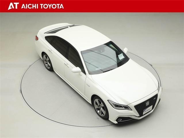 クラウンハイブリッド ＲＳアドバンス　地デジ　衝突被害軽減装置　ワンオーナ　黒革シート　ＬＥＤヘットライト　後カメラ　クルコン　ＡＣ　Ｐシート　エアバッグ　ナビＴＶ　セキュリティーアラーム　１００Ｖ充電　キーフリー　スマートキ　メモリナビ（16枚目）