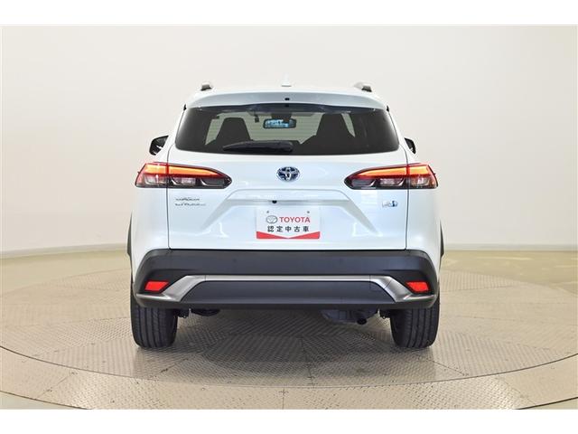 カローラクロス ハイブリッド　Ｚ　衝突軽減Ｂ　記録簿有　フルセグテレビ　スマキ－　ワンオーナ　半レザー　Ｂモニター　アクティブクルーズコントロール　メモリナビ　イモビ　ＬＥＤ　ＡＣ　運転席Ｐシート　キーレス　パワステ　アルミ　ＡＢＳ（3枚目）