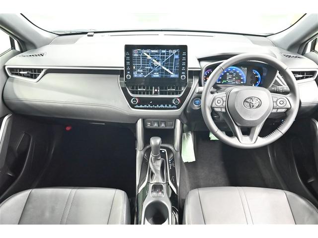 カローラクロス ハイブリッド　Ｚ　衝突軽減Ｂ　記録簿有　フルセグテレビ　スマキ－　ワンオーナ　半レザー　Ｂモニター　アクティブクルーズコントロール　メモリナビ　イモビ　ＬＥＤ　ＡＣ　運転席Ｐシート　キーレス　パワステ　アルミ　ＡＢＳ（6枚目）