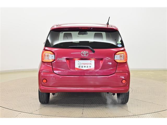 パッソ Ｘ　ＬパッケージＳ　衝突回避支援ブレーキ機能　Ｉストップ　盗難防止システム　スマトキー　リアカメラ　ＥＴＣ車載器　Ｗエアバック　ワンセグＴＶ　オートエアコン　ナビＴＶ　記録簿　エアバッグ　キーフリー　パワーウィンドウ（3枚目）