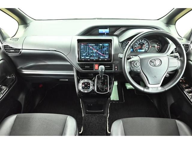 ノア Si ダブルバイビー 軽減ブレーキ スマートキ- ETC付き 横滑り防止機能 AAC LEDヘッドライト DVD 盗難防止システム オートクルーズ キーレス 3列シート メモリーナビ アルミホイール ABS ナビ&TV(6枚目)