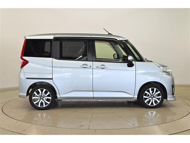 ルーミー カスタムG-T 助手席エアバック 両側オートスライドドア スマートキープッシュスタート LEDライト 横滑り防止機能 クルコン ワンセグテレビ 点検記録簿 ETC付 アルミホイール キーレス ナビ&TV セキュリティ(4枚目)