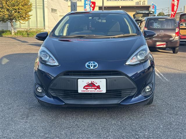 アクア Sスタイルブラック ドライブレコーダー ETC クリアランスソナー レーンアシスト 衝突被害軽減システム オートマチックハイビーム オートライト スマートキー アイドリングストップ 電動格納ミラー CVT(13枚目)