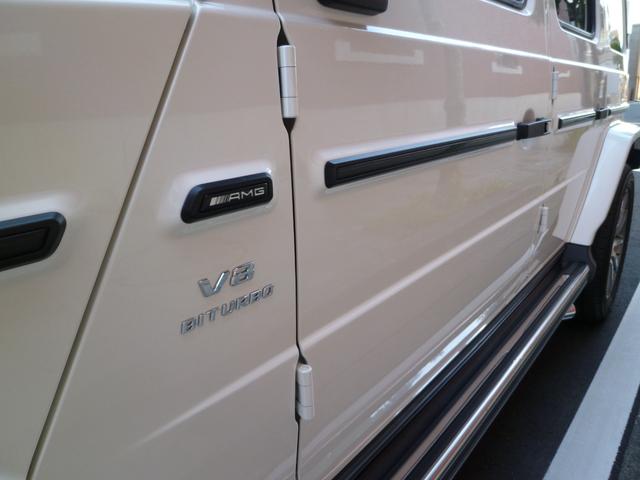 Ｇクラス Ｇ６３　ＡＭＧレザーエクスクルーシブパッケージ　左ハンドル　ベンガルレッドインテリア　ＯＰダイヤモンドホワイト　エクスクルーシブナッパレザーシート　ブルメスター　純正前後ドライブレコーダー　３６０°カメラ　シートヒーター＆ベンチレーター（18枚目）